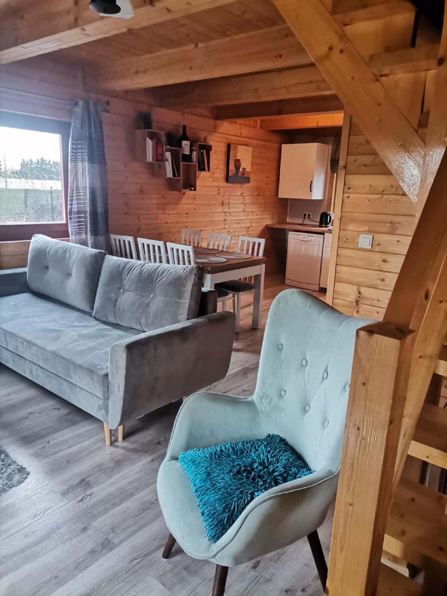 Dziki Zakatek Piskornia Dom Z Sauna Ngoại thất bức ảnh