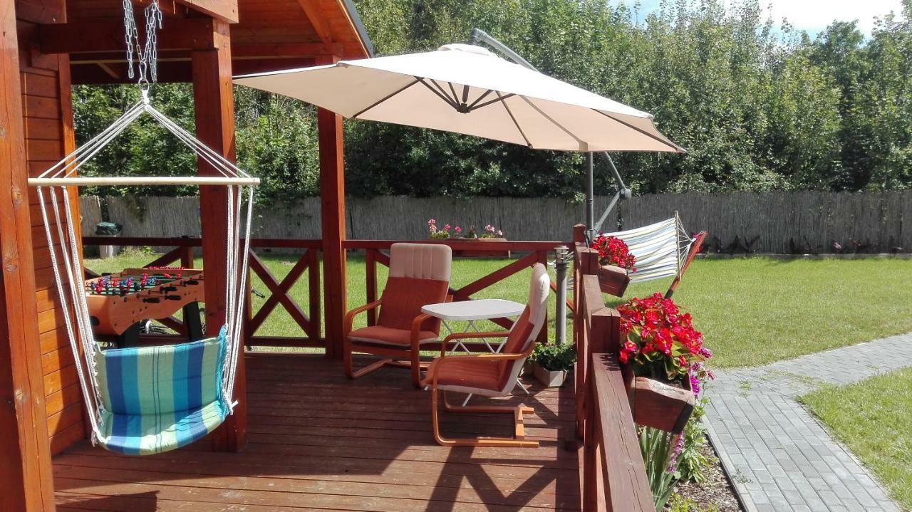 Dziki Zakatek Piskornia Dom Z Sauna Ngoại thất bức ảnh